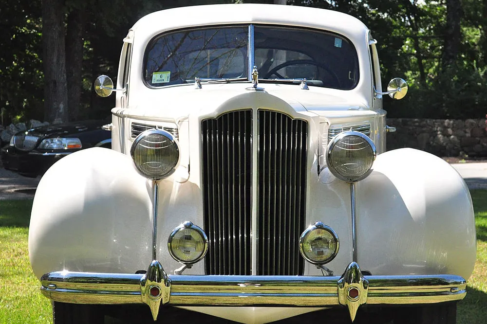 1939 Packard exterior for wedding car rental