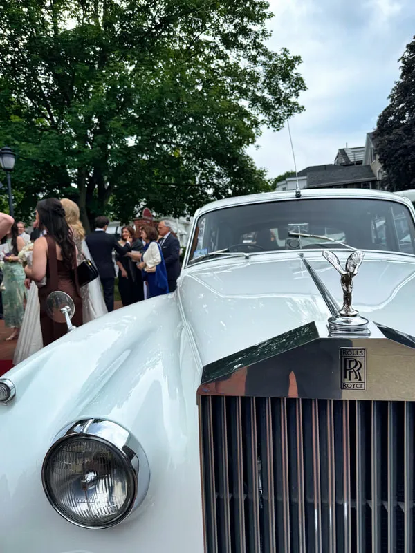 1961 Rolls-Royce Silver Cloud wedding car rental, up close #7