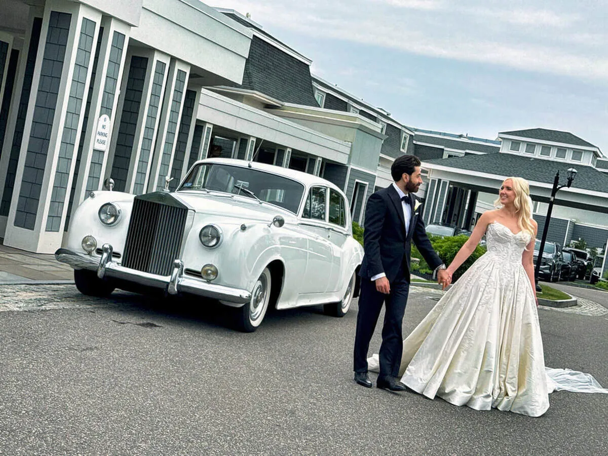 1961 Rolls Royce Silver Cloud exterior for wedding car rental