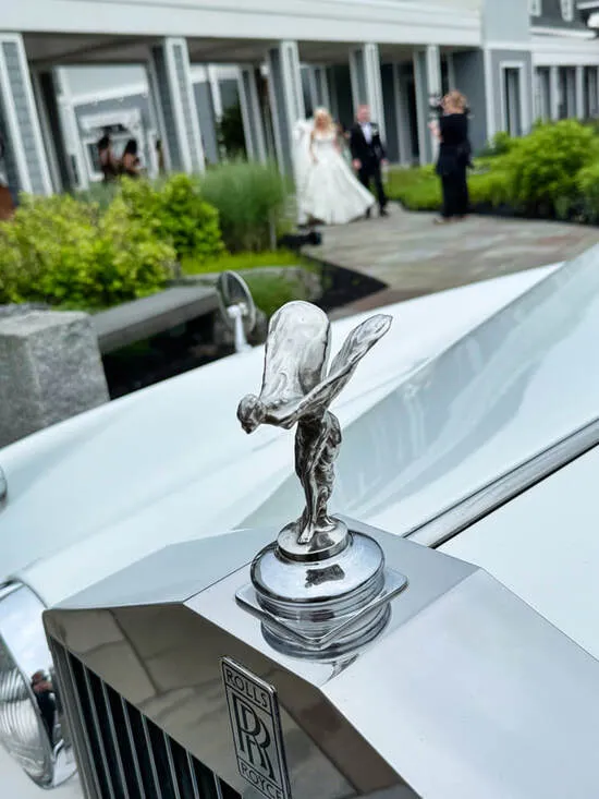 1961 Rolls-Royce Silver Cloud wedding car rental, up close