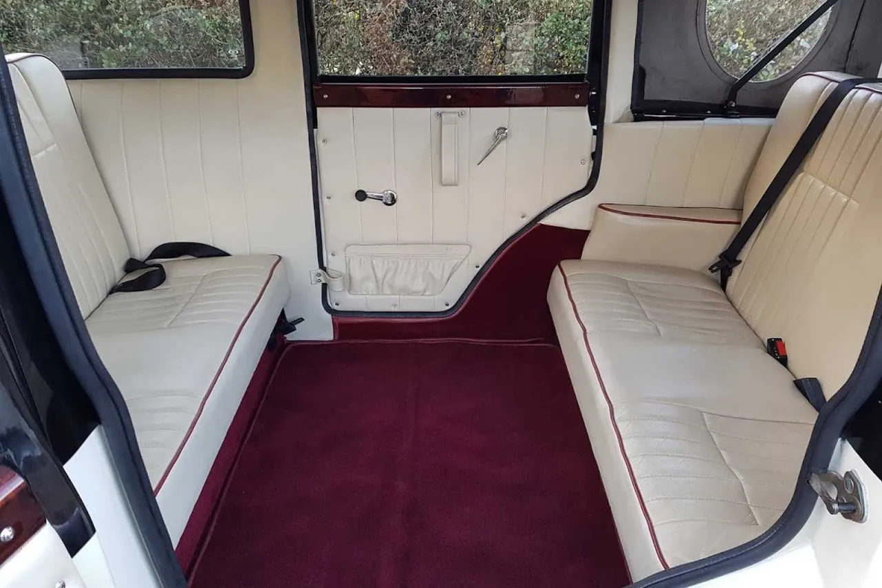 Beuford 1920 interior for wedding car rental