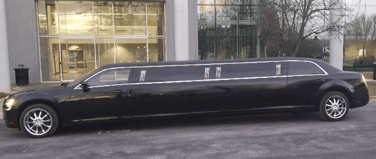 Black C300 Limousine rental #2