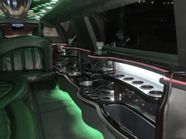 Black C300 Limousine rental