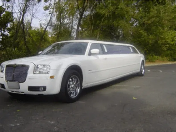 White C300 Limousine rental #2