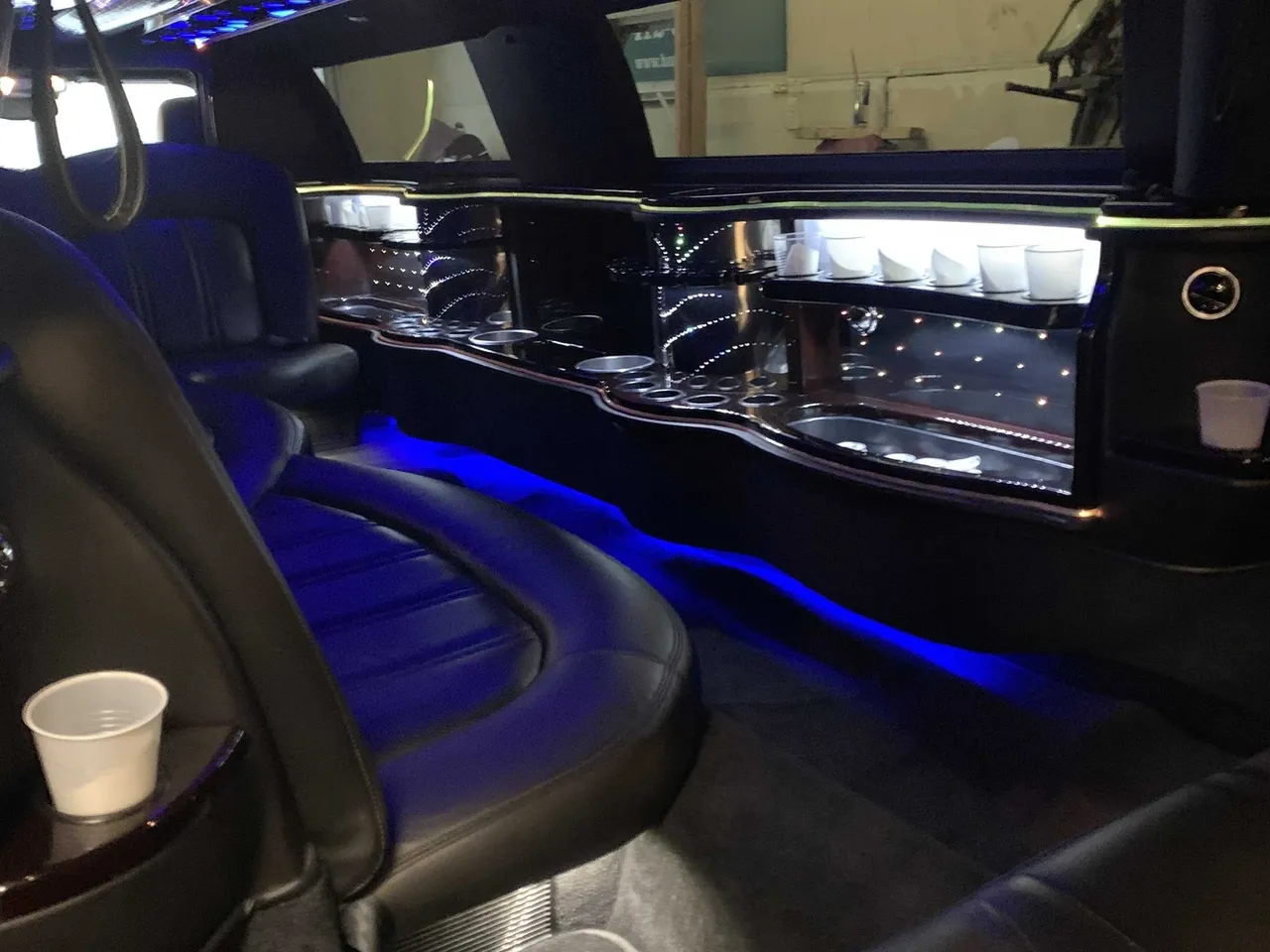 Pink Chrysler Limousine rental #4