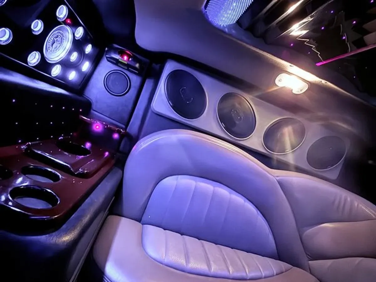 White H2 Hummer limo rental #2