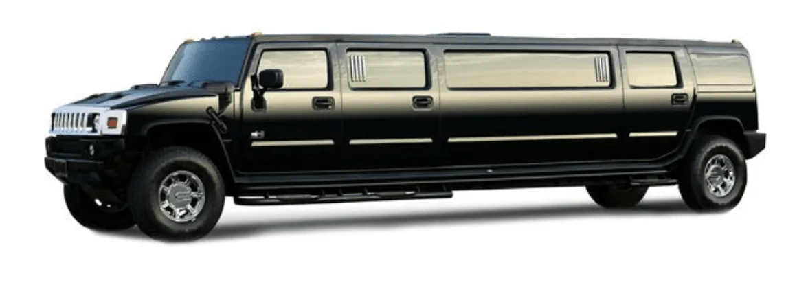 Black Hummer H2 Limousine rental