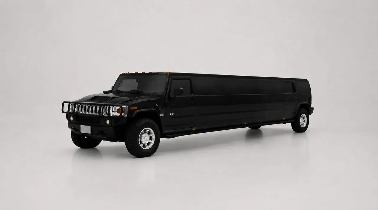Black Hummer H2 Limousine rental