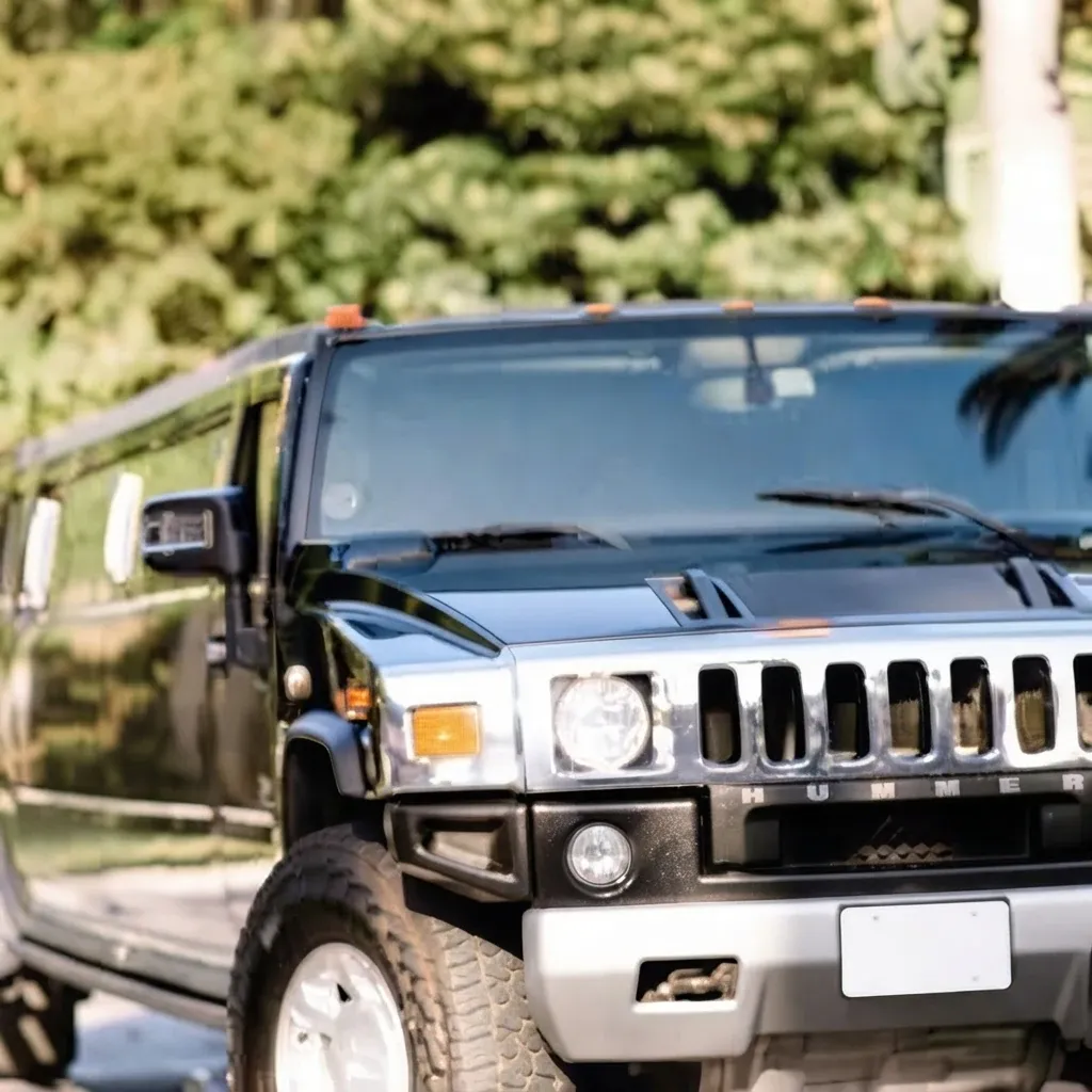 Black Hummer Limousine rental #3