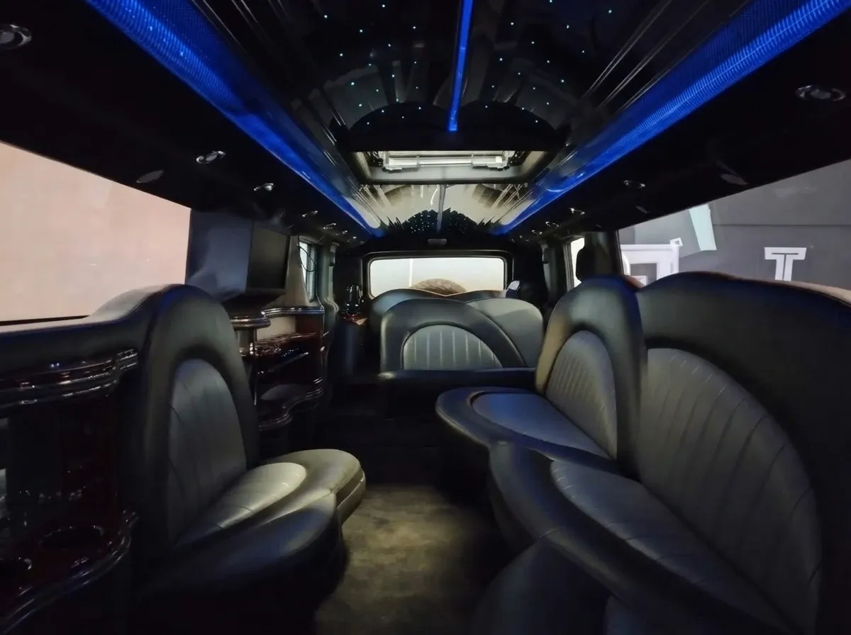 Black Hummer Limousine rental #12