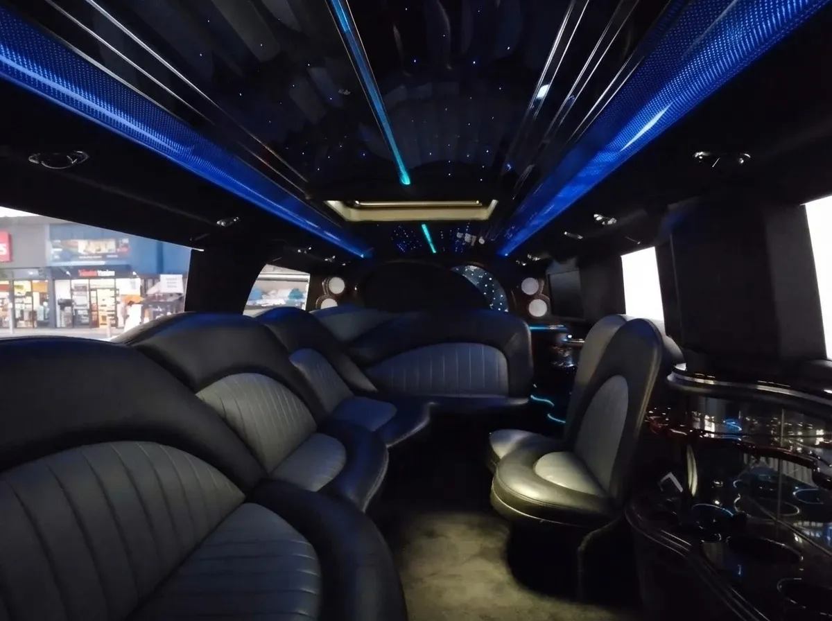 Black Hummer Limousine rental #5