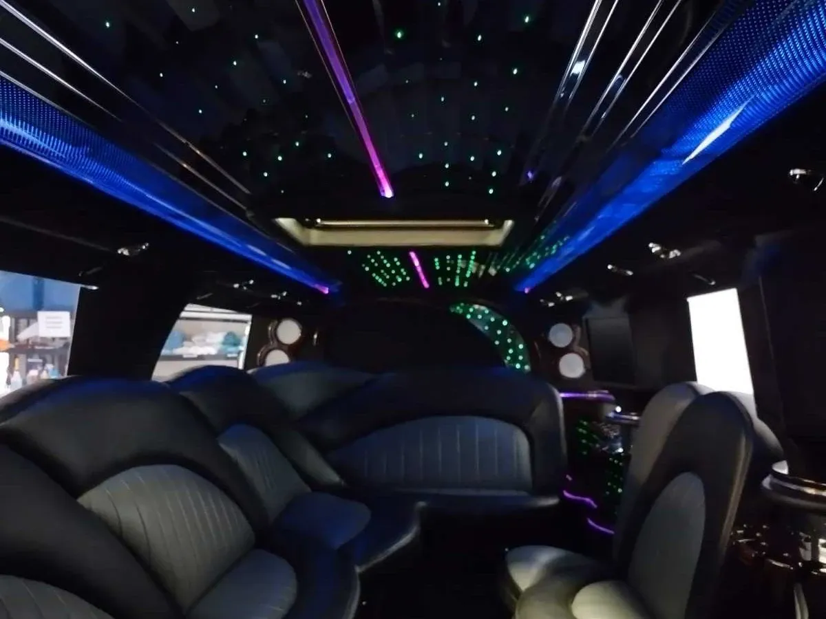 Black Hummer Limousine rental #8