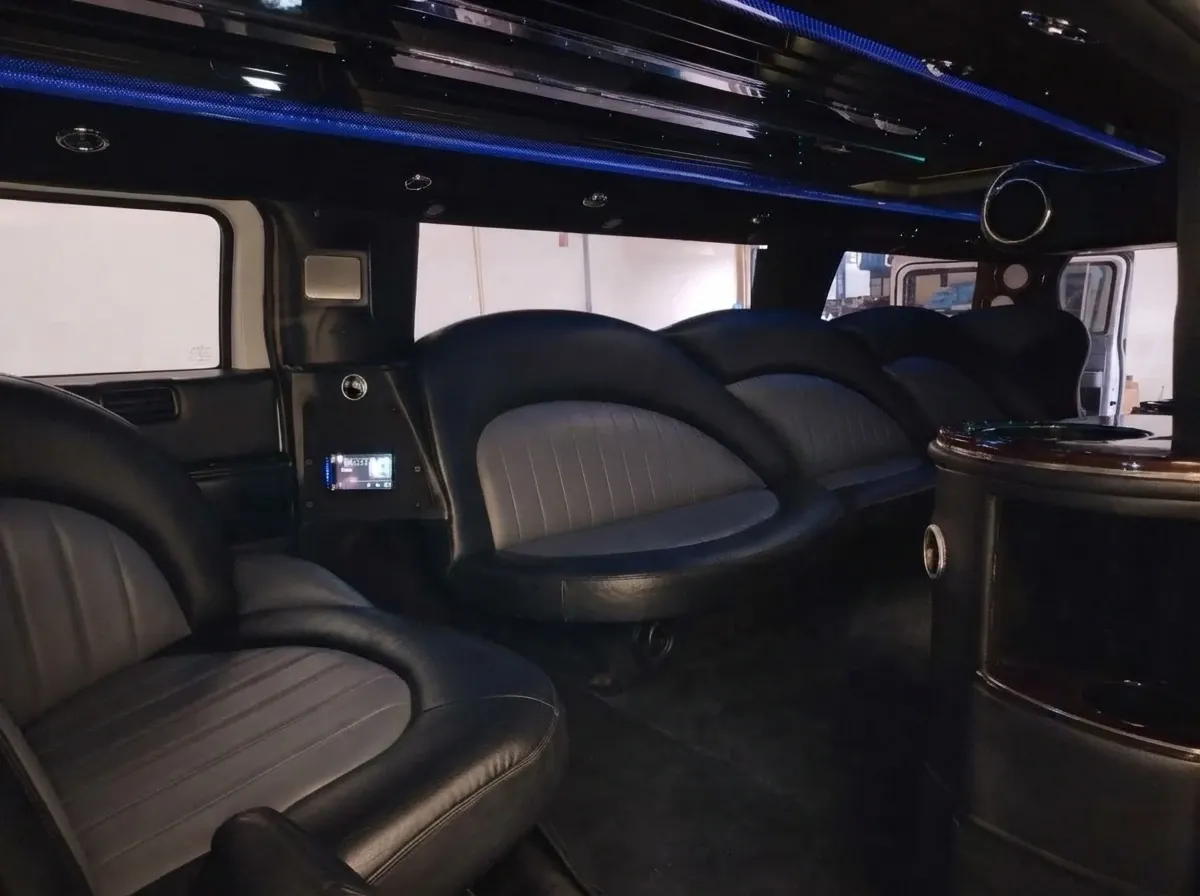 Black Hummer Limousine rental #7
