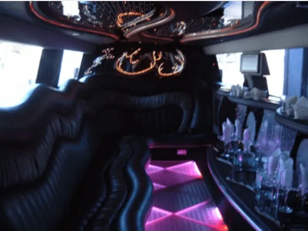 Pink Hummer Limousine rental #3