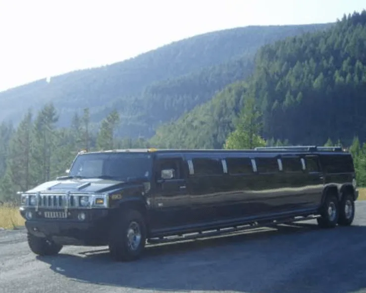 Black Hummer Limousine for limo rental in Florida