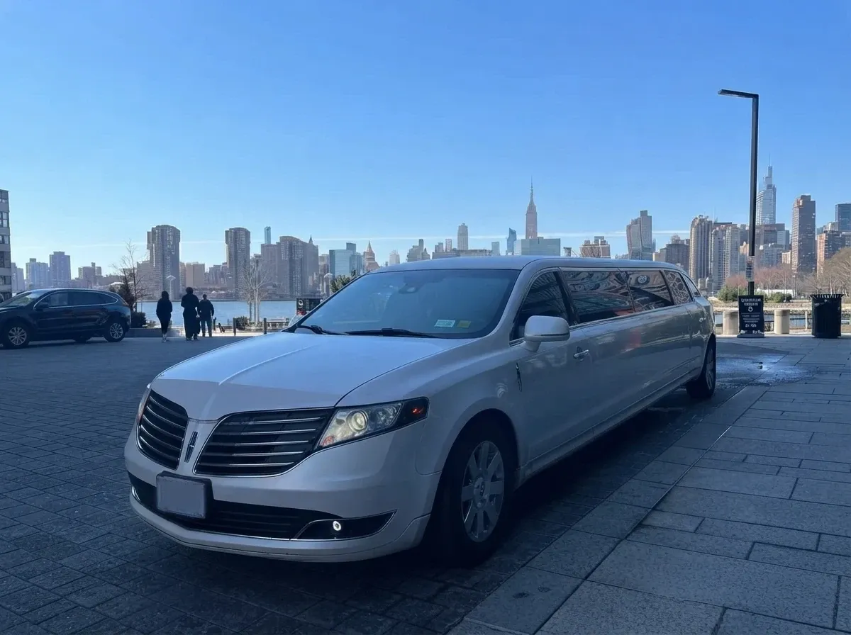 White Lincoln MKT Limousine rental