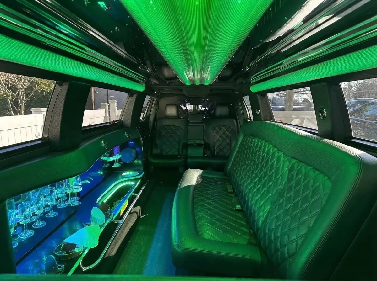 White Lincoln MKT Limousine rental #4
