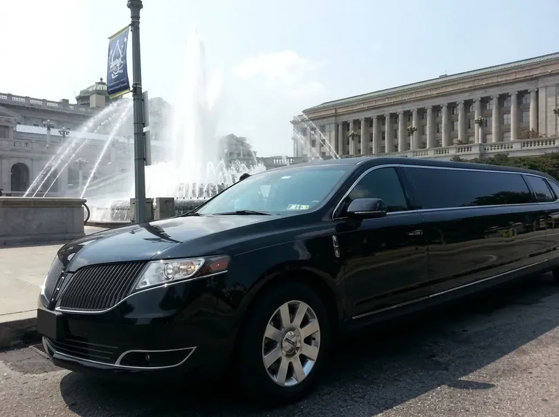 Black Lincoln MKT Super Limousine rental