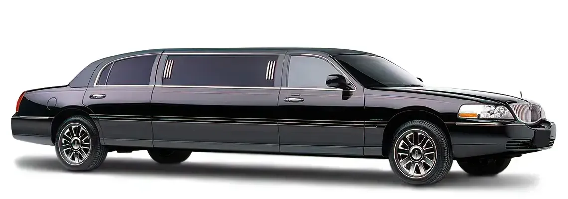 Lincoln Town Car Stretch Limousine — 6 Passengers for limo rental