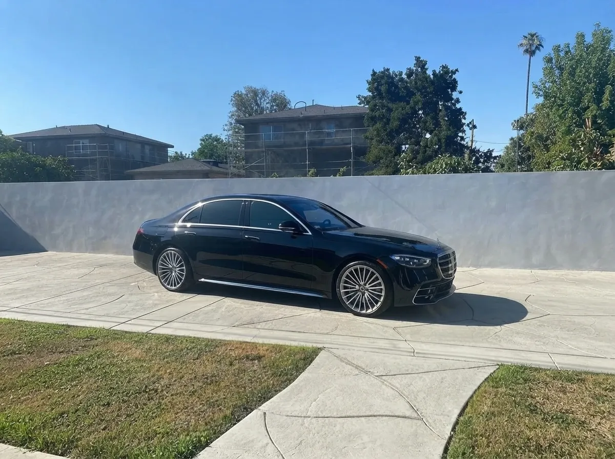 Mercedes-Benz S-Class wedding car rental #2