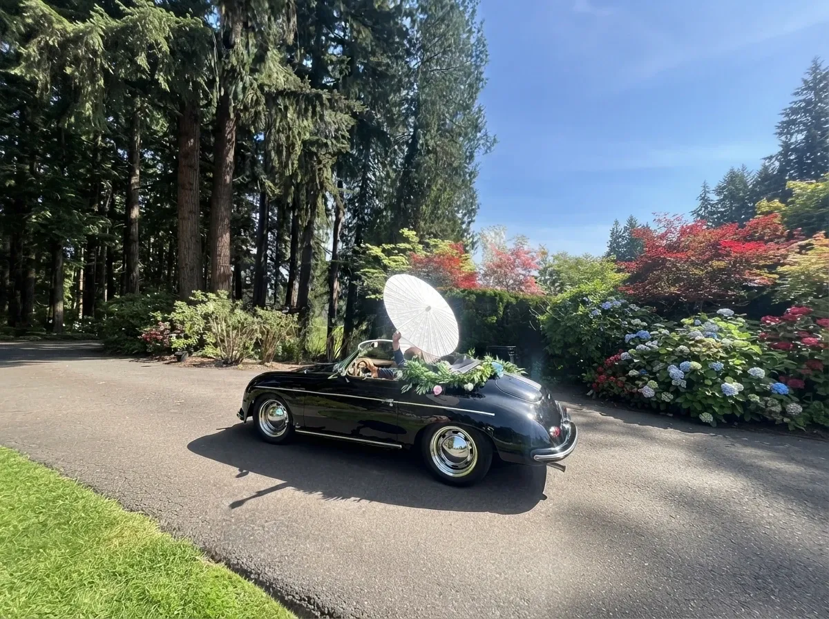 Porsche 356 Speedster Porsche 356 Speedster wedding car rental