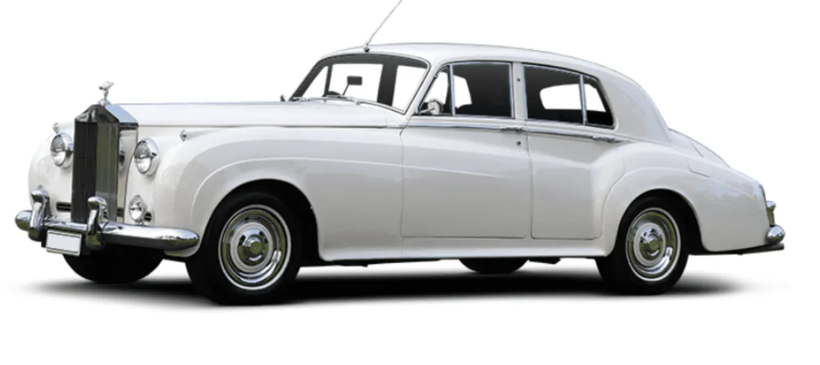 White Rolls-Royce Cloud 1952 limo rental