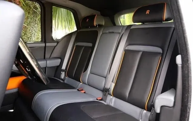 White Rolls-Royce Cullinan limo rental #7
