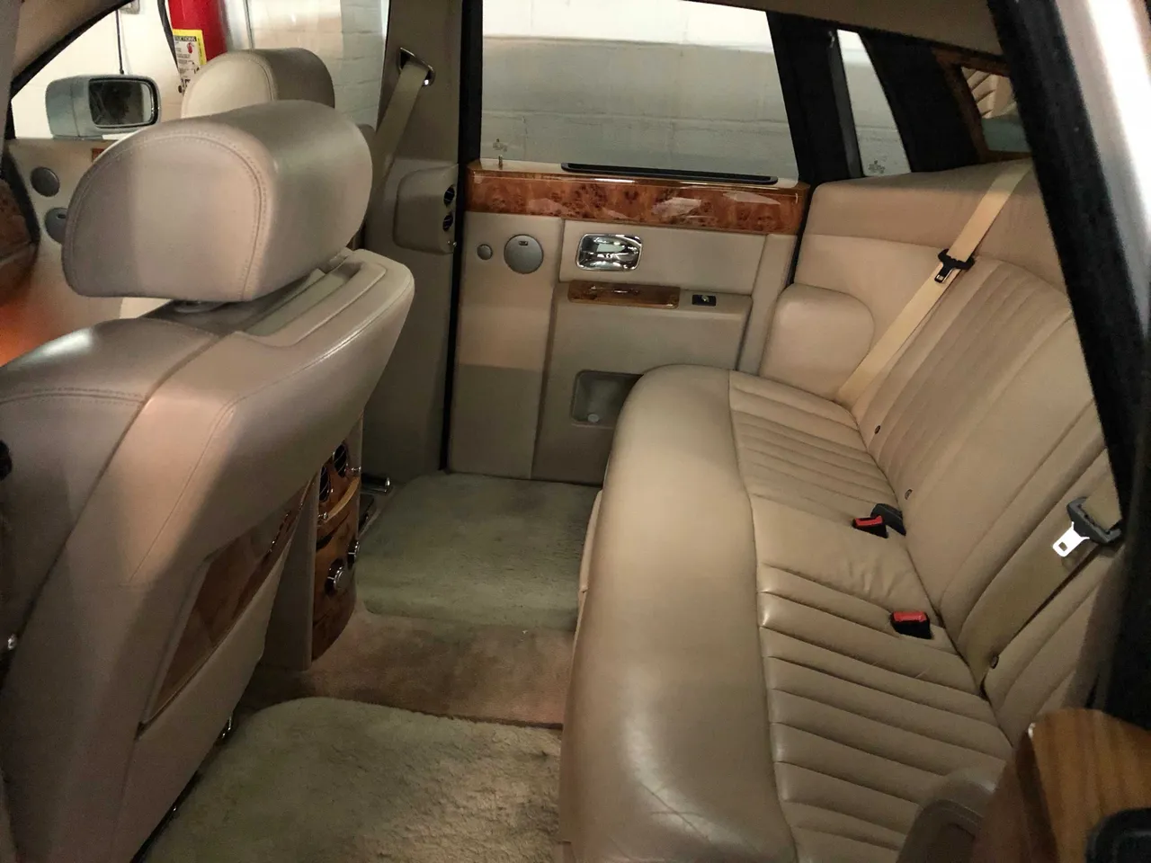Rolls Royce Phantom interior for wedding car rental