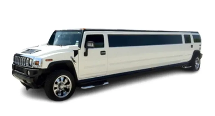 White Hummer Stretch Limousine rental